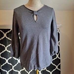 Shimmey Silver Sweater